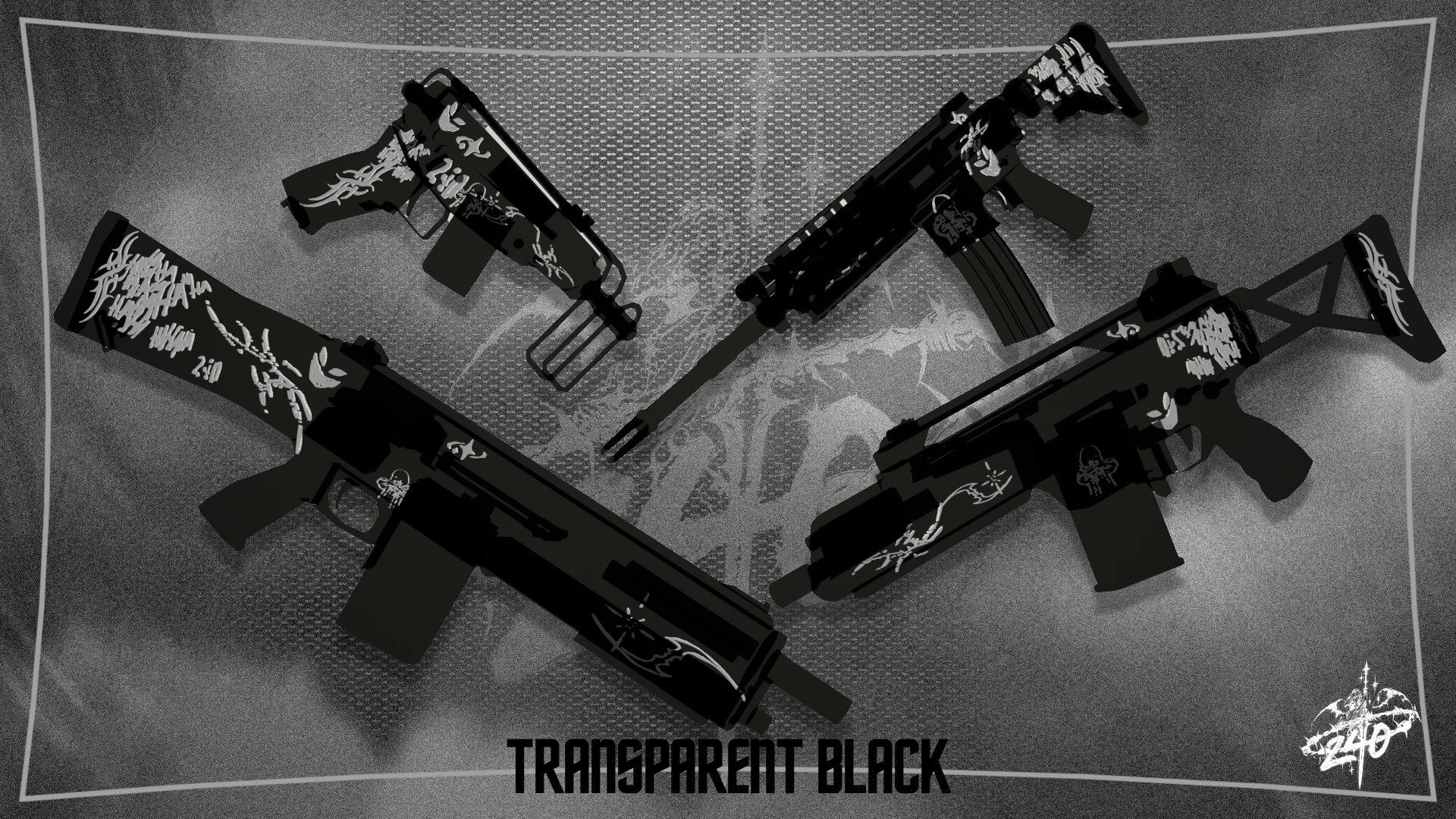 TRANSPARENT AHAH GUNPACK 240
