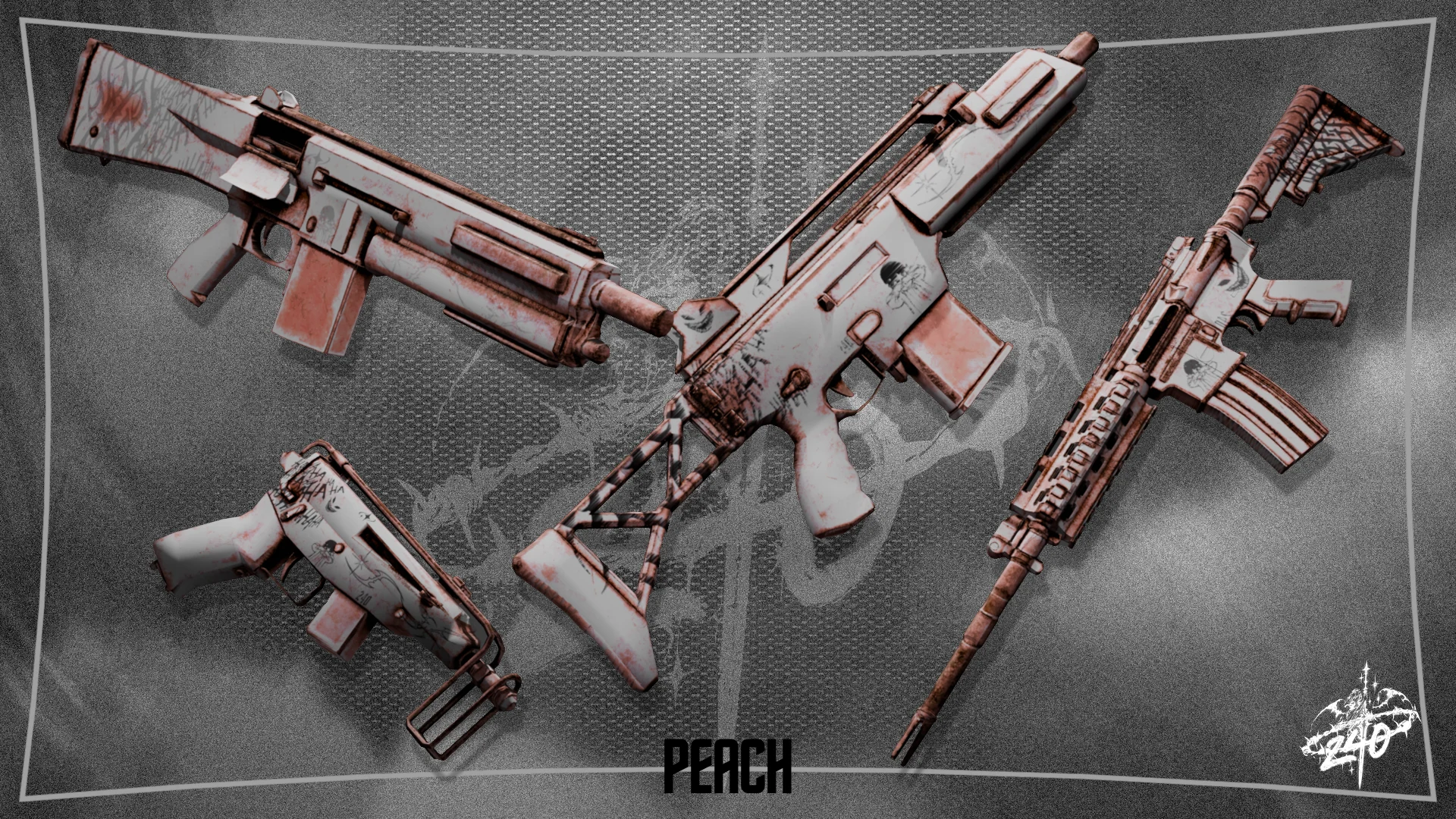 PEACH AHAH GUNPACK 240