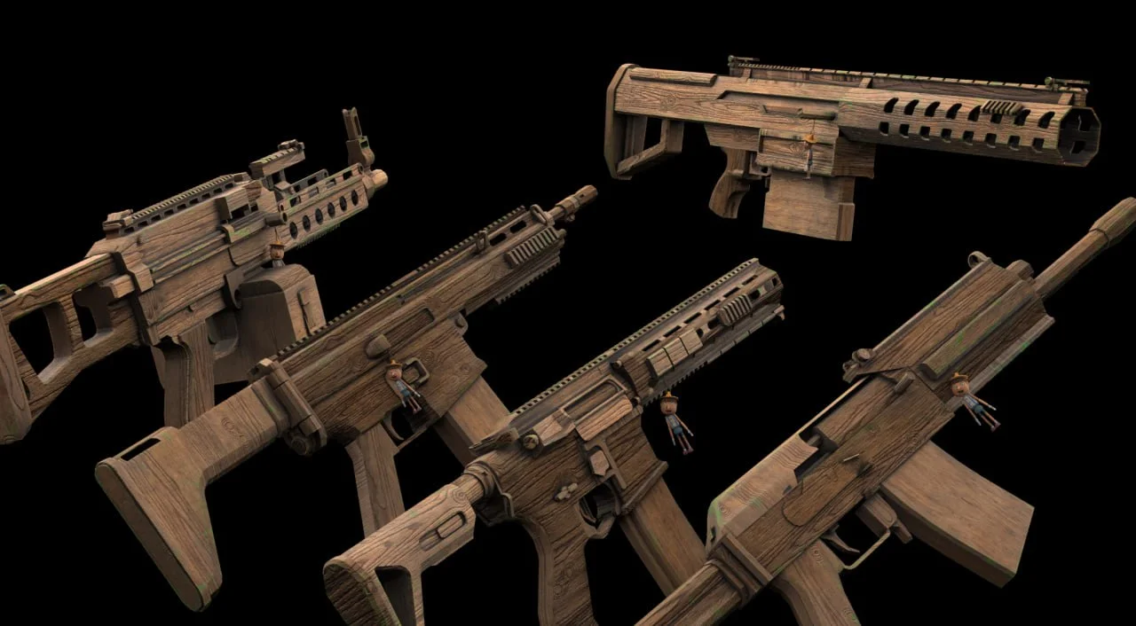 WOODEN GUNPACK