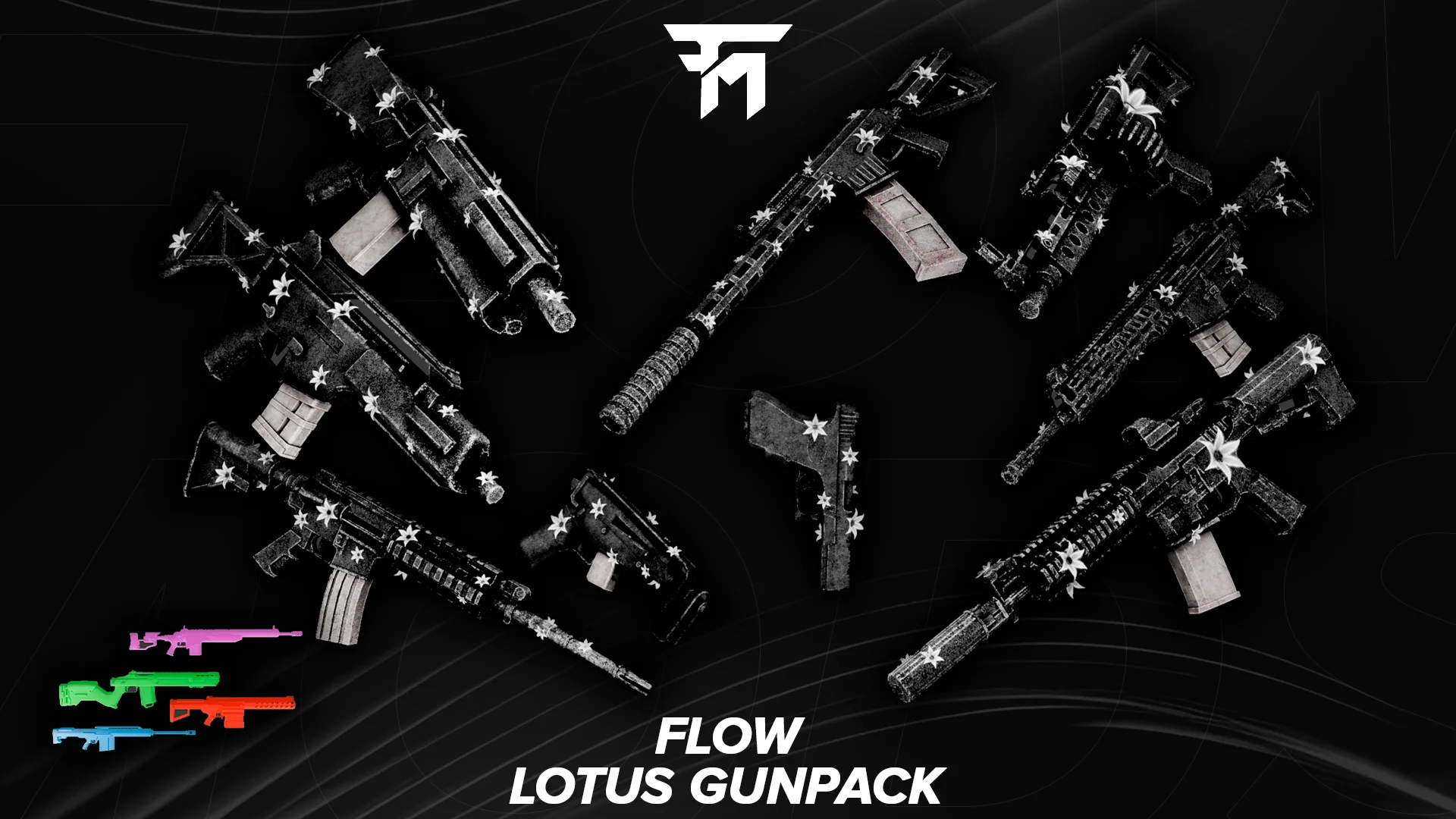 Скачать мод FLOW LOTUS GUNPACK для гта 5