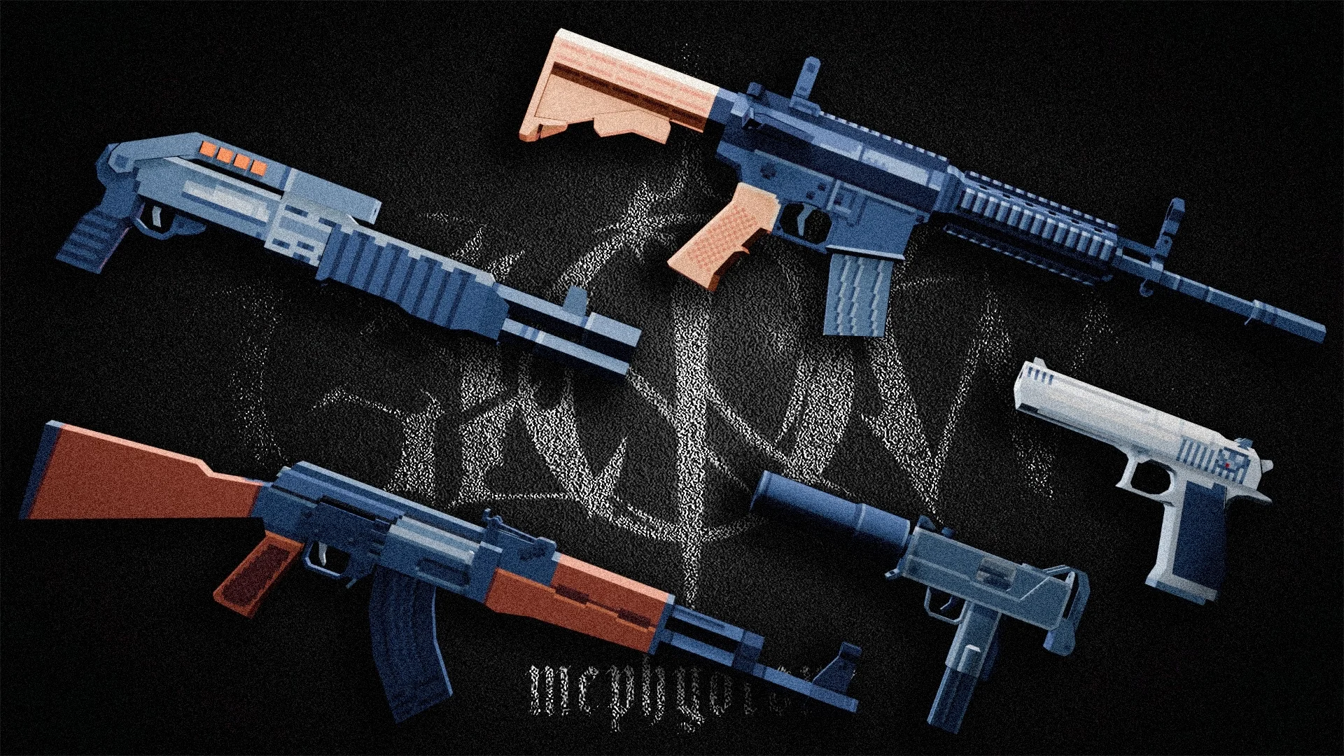 PIXEL GUNPACK by mephydrone